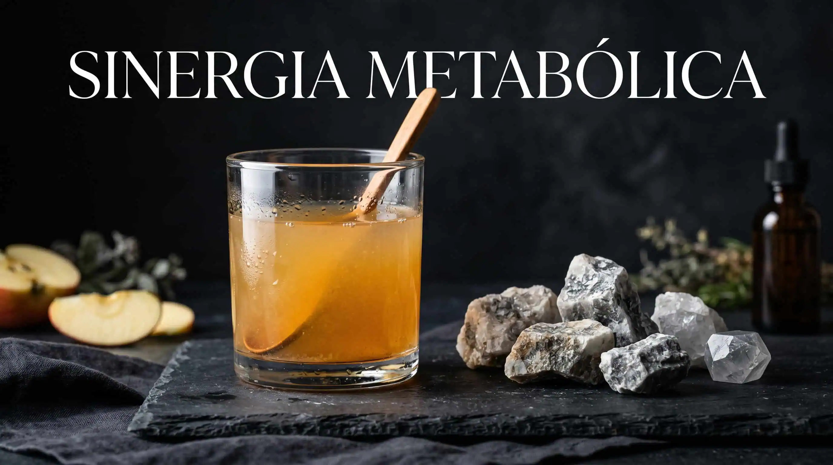 Gráfico de Sinergia Metabólica - Magnesio y Vinagre